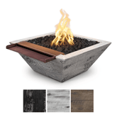 MAYA FIRE & WATER BOWL WIDE SPILL – WOODGRAIN CONCRETE